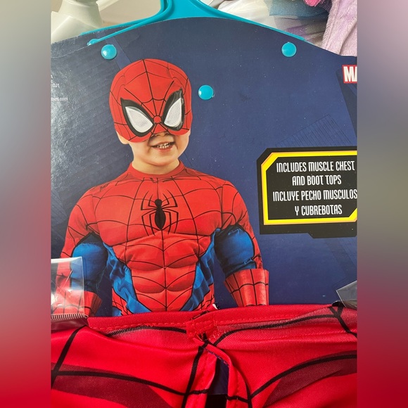 Spider-Man costume - toddler - padded muscles - Marvel - Picture 2 of 9
